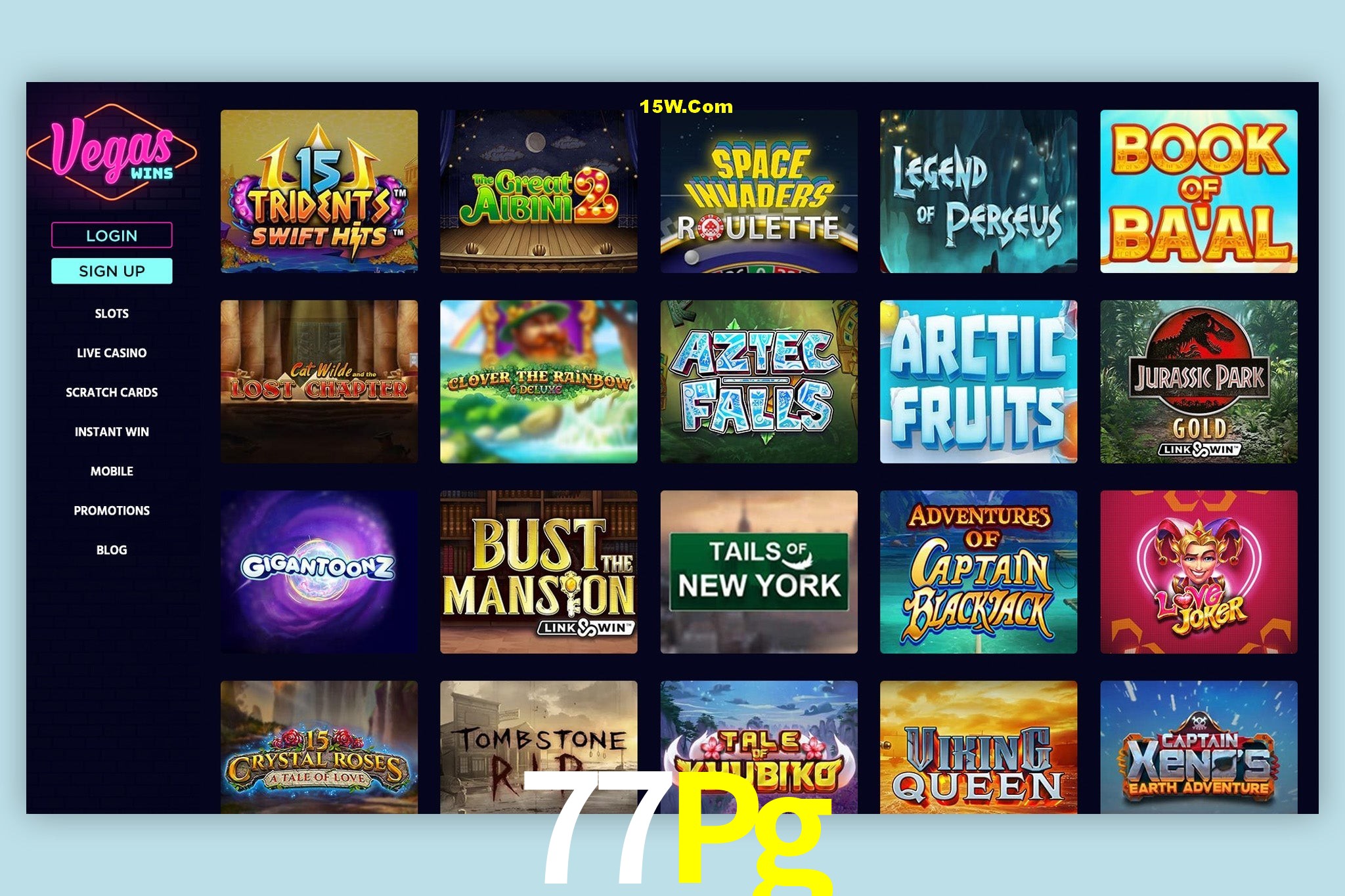 Game Providers 77Pg